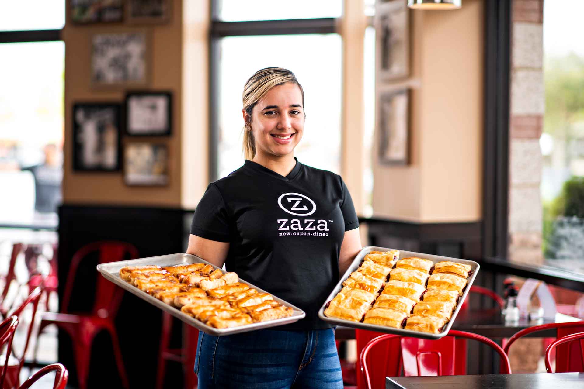 Familia Showcasing Quesitos and Guava Pastries